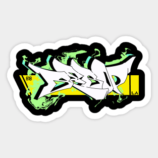 Bebop graffiti logo! Sticker